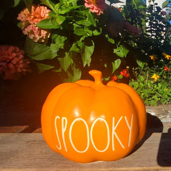 Rae Dunn - Decorative Spooky Pumpkin - Picture 1 of 2